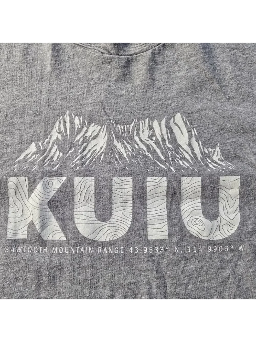 KUIU Sawtooth Mountain Range T‑Shirt Men’s Gray Large | Hunting Outdoor Perform - Picture 2 of 10